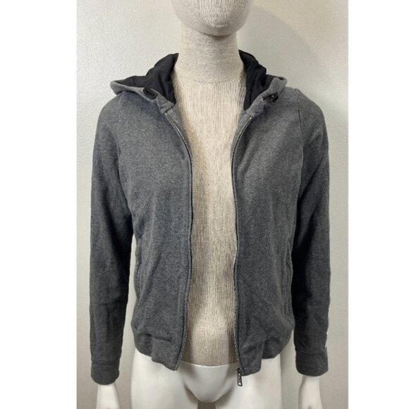 PRADA GRAY HOOD TRACK JACKET S - Picture 4 of 16
